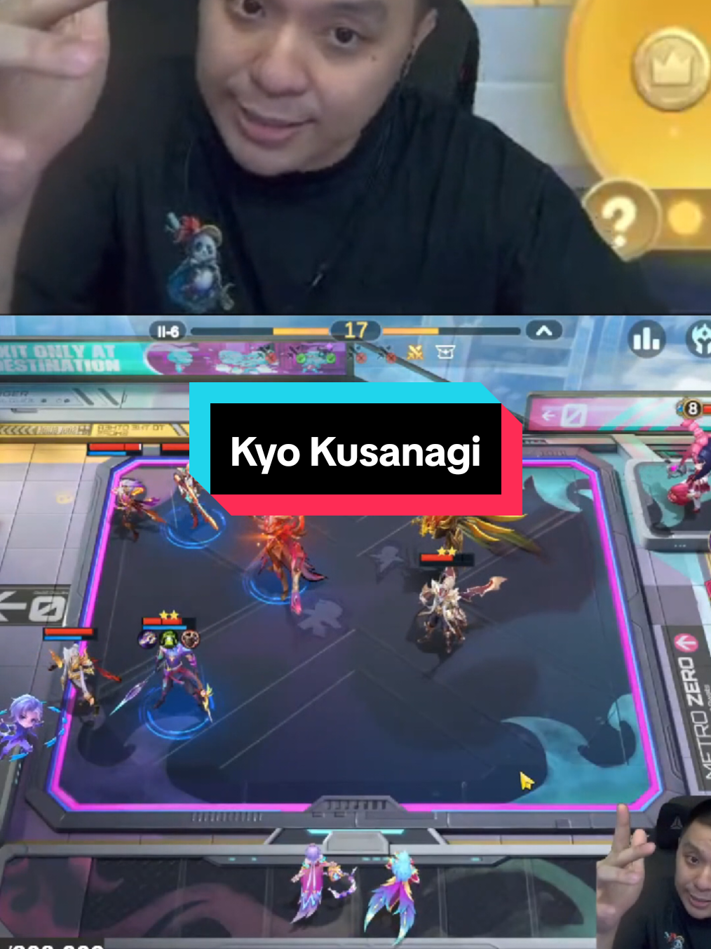 Semua Maen Tharz Malah Jadi B3 Kyo Kusanagi - Fun Match Bersama Streamer X FANLEE #MCGG #MagicChessGoGo #MagicChess #Tharz #Fanlee 