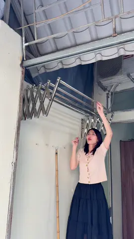 Giàn phơi quần áo gấp gọn #gianphoiquanaogapgon #kimthach 