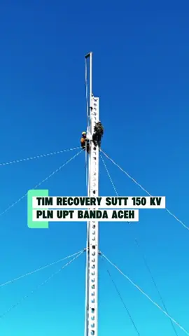 Salut !!.. Perjuangan luar biasa oleh Tim Recovery PLN UPT Banda Aceh saat mendirikan tower ERS. Jalur Transmisi SUTT 150 kV Bireuen–Peusangan dan SUTT 150 kV Bireuen–Arun berhasil energize. Semoga listrikan Aceh segera pulih 100%. #garduinduk #recovery #listrik  #aceh #pln 