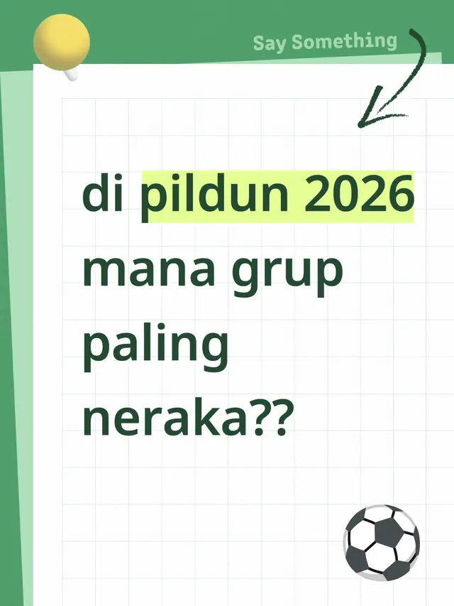 di pildun 2026 mana grup paling neraka?? menurut Lo #pildun2026 #pialadunia #worldcup 