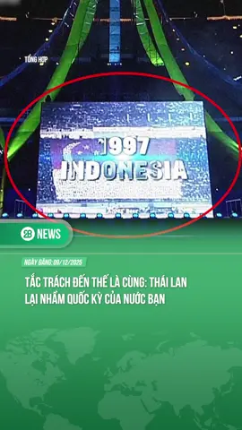 TẮC TRÁCH ĐẾN THẾ LÀ CÙNG: THÁI LAN LẠI NHẦM QUỐC KỲ CỦA NƯỚC BẠN #MauCoSacAo #SEAGames33 #TheoDongTheThao #theanh28 #tiktoknews #theanh28news