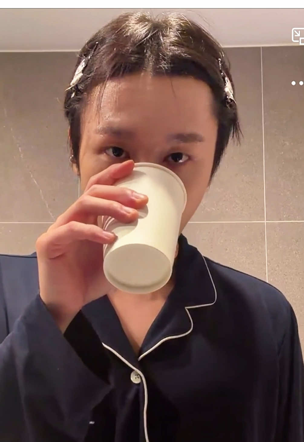 My cutie beauty influencer’s get unready with me skincare routine #몬스타엑스 #MONSTAX #changkyun #im #fyp 