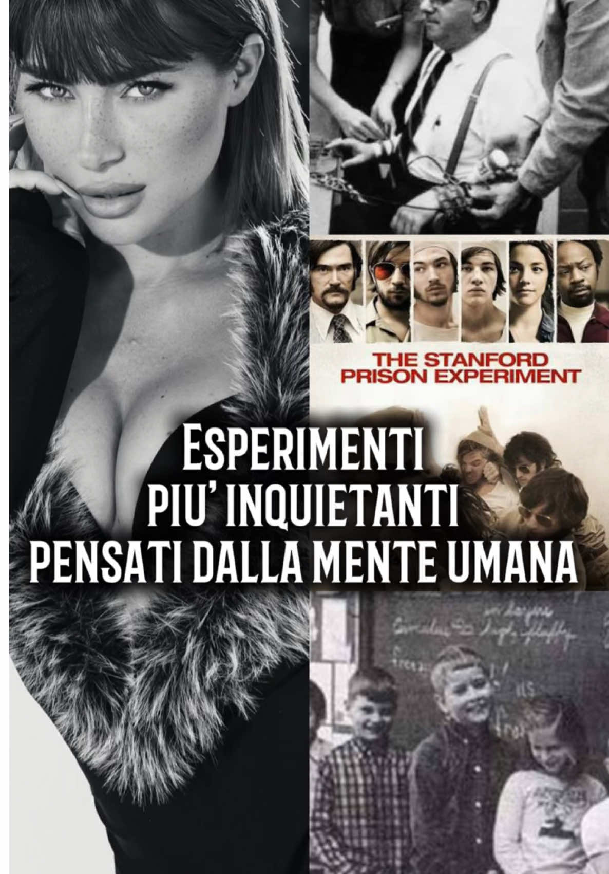 Ecco i 3 esperimenti mentali più inquietanti mai realizzati davvero. Dallo Stanford Prison Experiment, dove in soli sei giorni studenti comuni diventarono torturatori, al test di Milgram, che dimostrò quanto facilmente si possa obbedire al male, fino al Monster Study, in cui bambini orfani furono manipolati psicologicamente fino a perdere la propria voce per sempre. Tre esperimenti. Tre verità scomode. E la prova che il mostro più pericoloso è la mente umana. 👁️ #PsicologiaOscura #EsperimentiMentali #StanfordExperiment #horrortok #truestory 