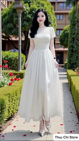 Váy ren hai lớp cao cấp -  diện lên auto nổi bật. #vayxinh #doxinh #thoitrangnu #xuhuong #viral 