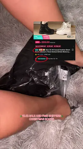 12.12 sale and free shipping Christmas boots recos!!! #1212tiktokshopping #decembersale #bootsforwomen #bootsoutfit #bootsrecommendation 