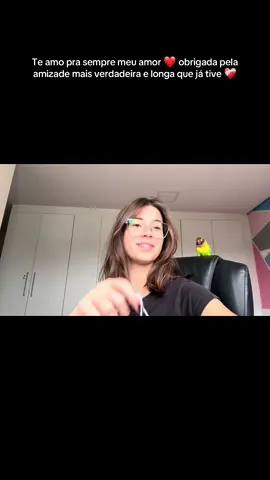 Nunca vou me esquecer de você 🥺❤️‍🩹 te amo bidu 💚 e obrigada pelos 18 anos de amizade, você faz muita falta