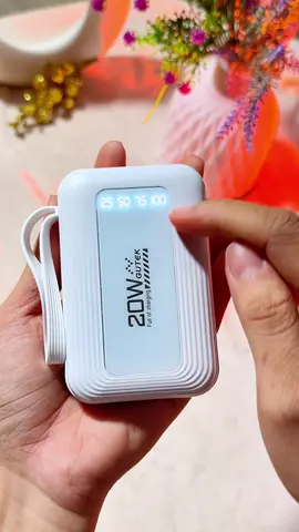 Sạc dự phòng 20.000mah có tích hợp đèn pin có nhiều màu sắc #huonghuong917 #sacduphong #sacduphongmini #sacduphonggutek  @Hường Hường 🌸  @Hường Hường 🌸  @Hường Hường 🌸 