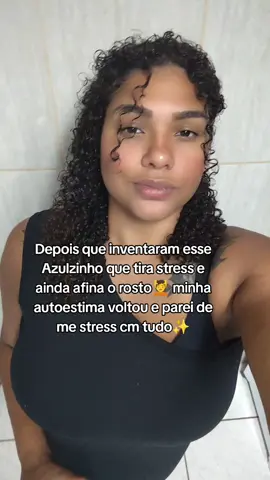 Acalma e relaxa 💙 Até o rosto tá mais brilhoso ✨ sem extresse #fy #fypシ゚ 