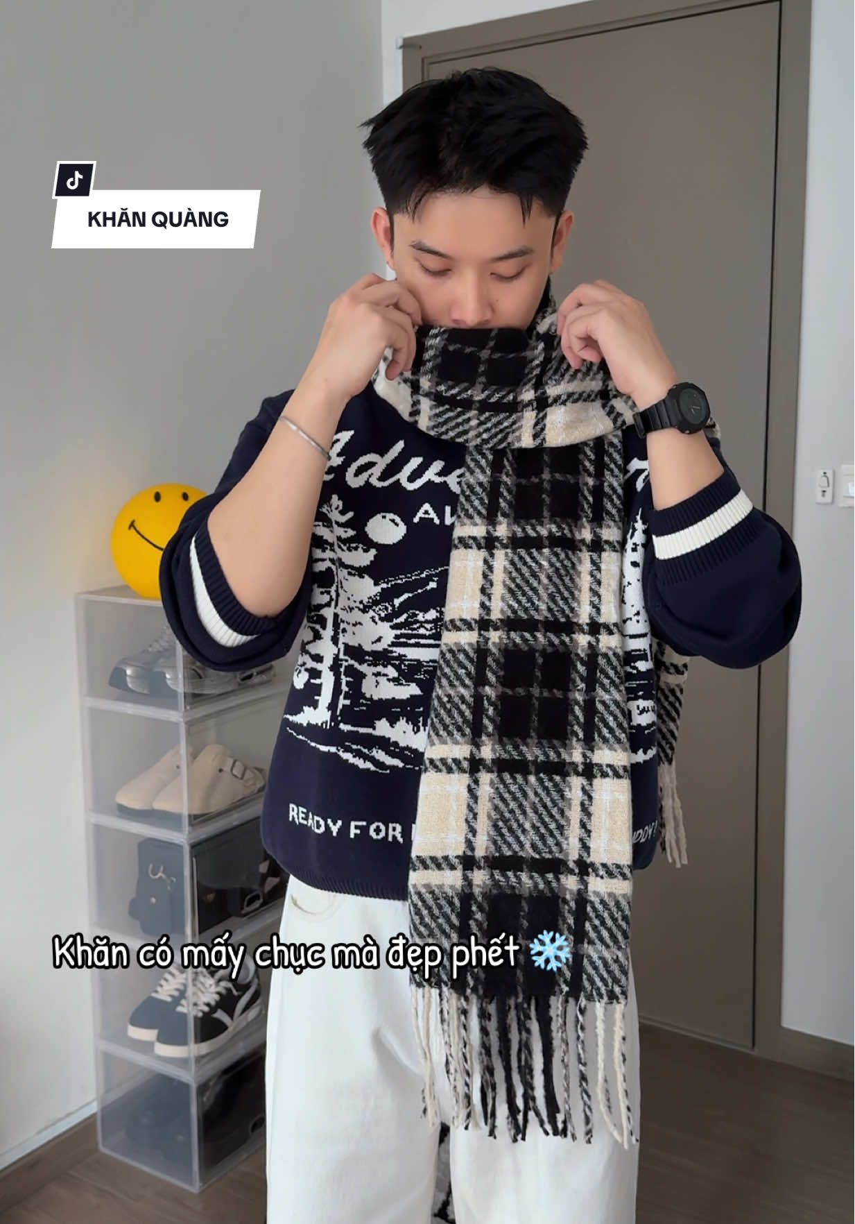 Khăn quàng cổ nam nữ  #goclamdep #outfit #khanquangco #khanquangconamnu #iamloc1108 