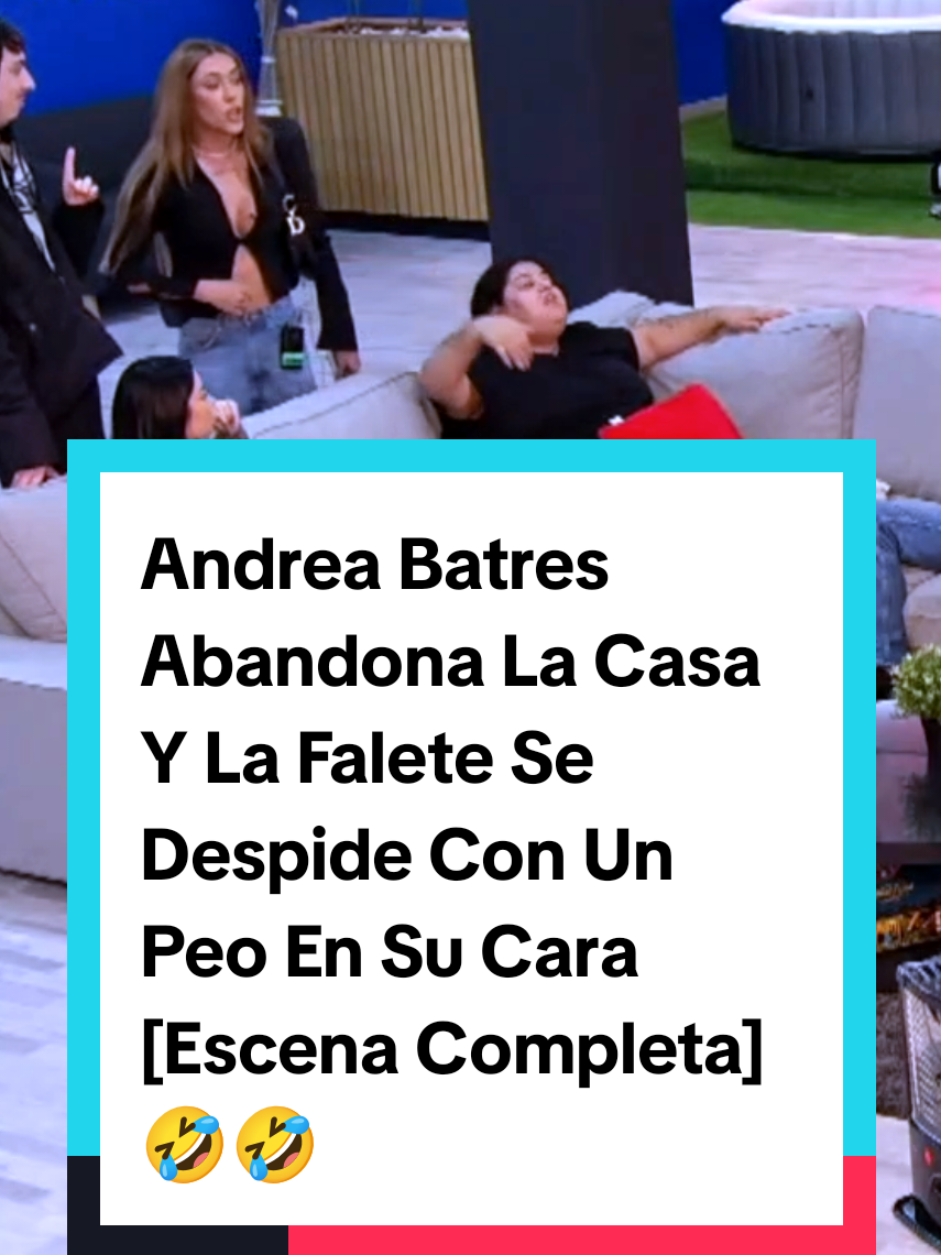 Andrea Batres Abandona La Casa Y La Falete Se Despide Con Un Peo En Su Cara  #lafalete #labatres #lacasadelosgemelos2 #zonagemelos #peo 
