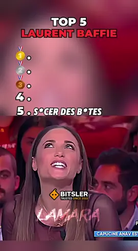 « Tu m’a fais peur » #top5 #laurentbaffie 
