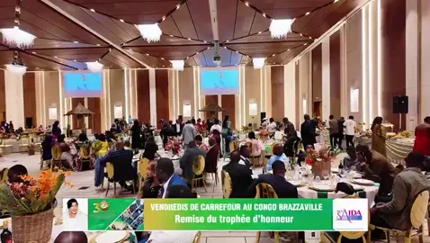 C’est avec une immense fierté que j’ai reçu, des mains du Ministre des Hydrocarbures, Monsieur Bruno Jean Richard Itoua, le trophée de la 30e session des Vendredis de Carrefour. Un honneur qui célèbre l’engagement, la vision et le travail accompli au service du dialogue, du partage et du développement. Je remercie les organisateurs ainsi que toutes les délégations présentes pour cette distinction qui me va droit au cœur. #VendredisDeCarrefour #CongoBrazzaville #Distinction #Honneur #Leadership #AidaSaliou
