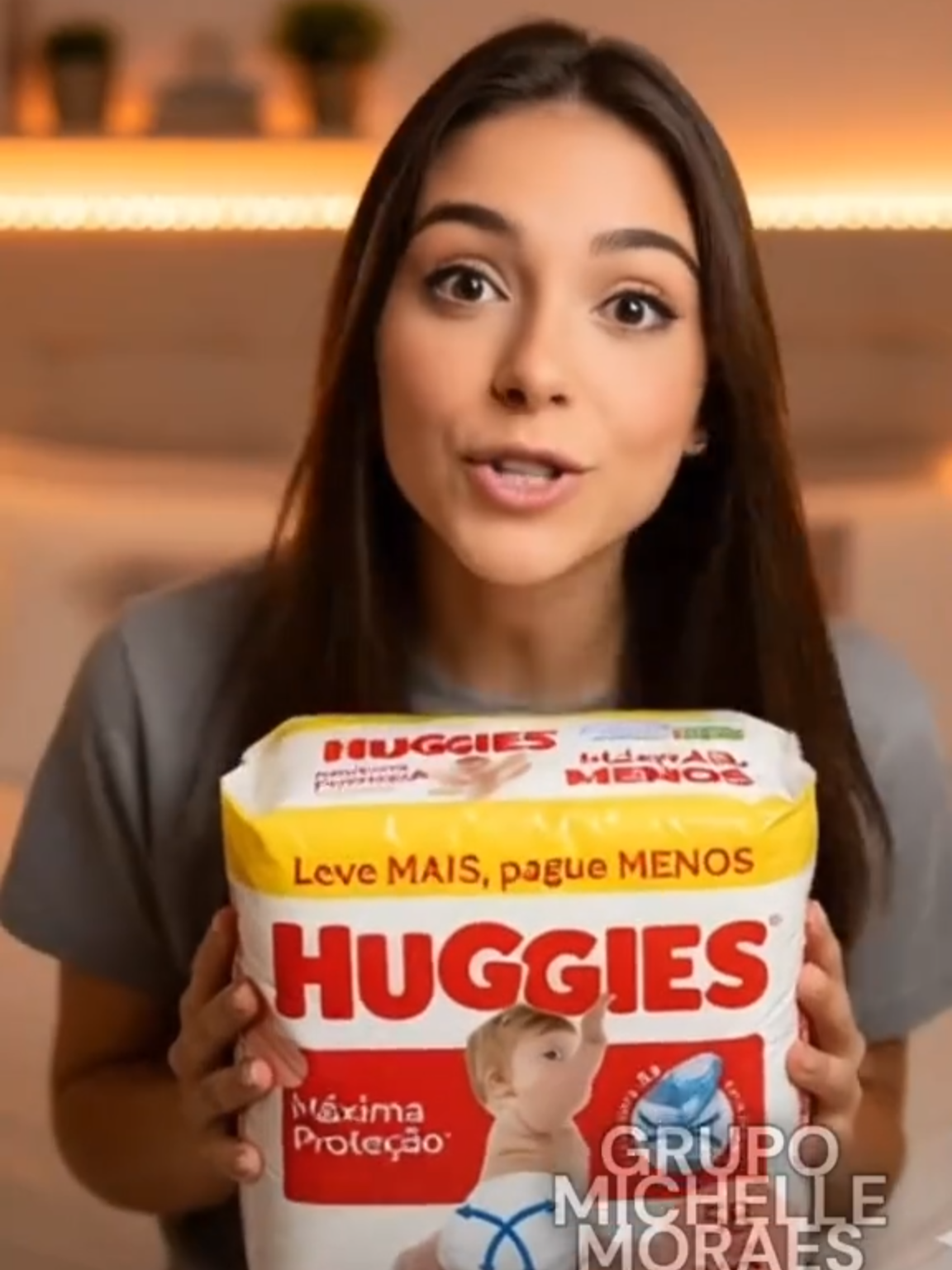 Huggies Fralda descartável Máxima Proteção #tiktokshop #bebe #bebê #shop #mamaes 