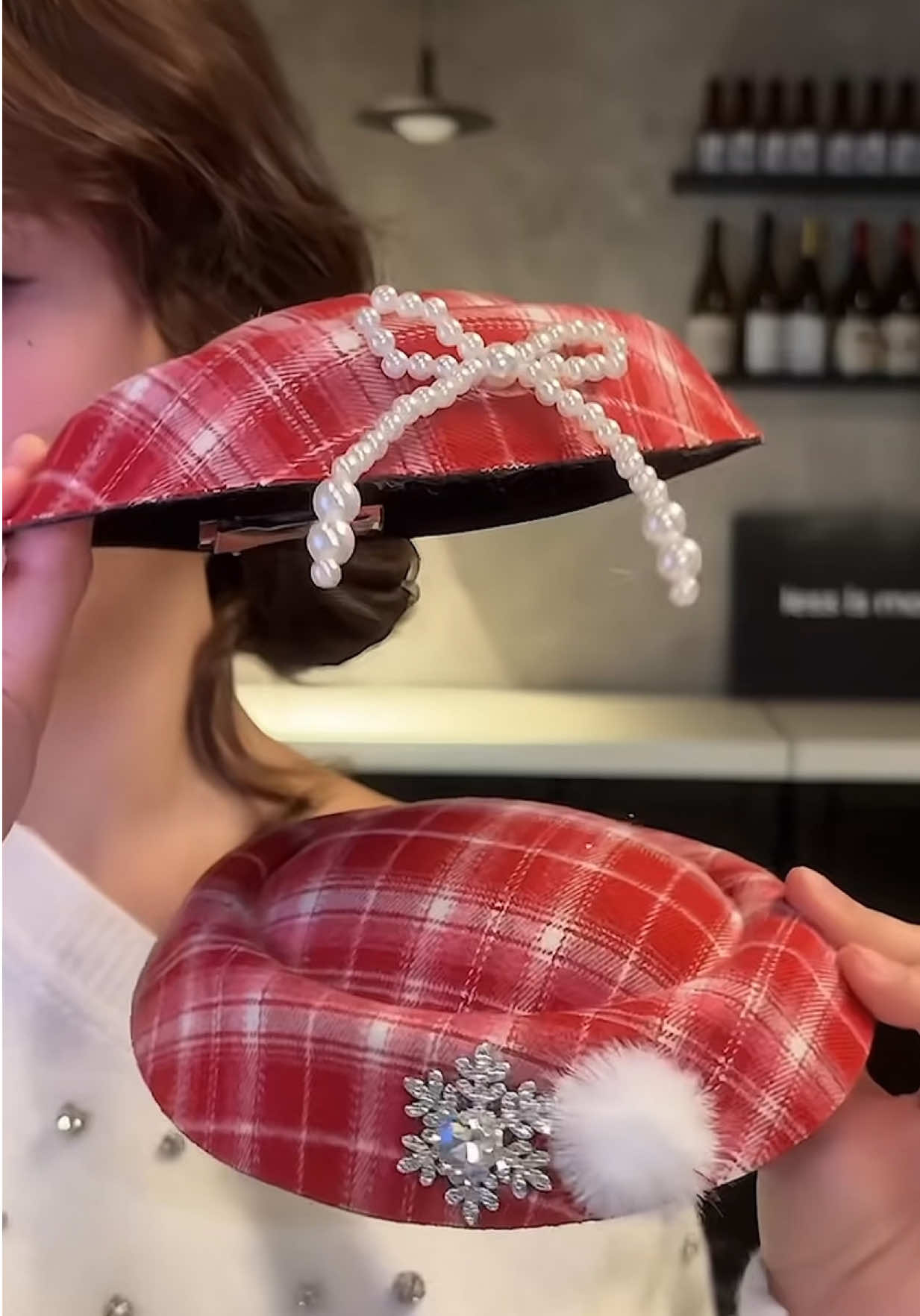 Mũ đội đầu giáng sinh🎄🎄🦌🐐#merrychristmas #giangsinh #keptoc #keptocxinh #tocdep 