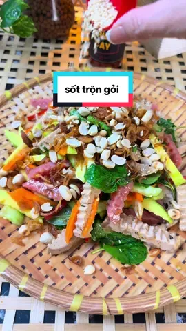 sốt trộn gỏi siêu ngon đơn giản nhanh gọn cho món gỏi gia đình ạ #duyenoioi #review #ancungtiktok #food #sottrongoi 