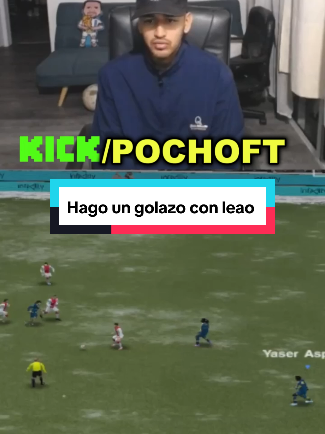 Hago un golazo con leao  #videoviral #futbolistas #footballtiktok #creadordigital #POCHOFT 