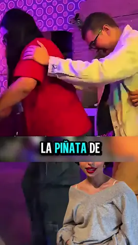 Utilizan piñata de Ángela Aguilar para las podadas navideñas #angelaaguilar 