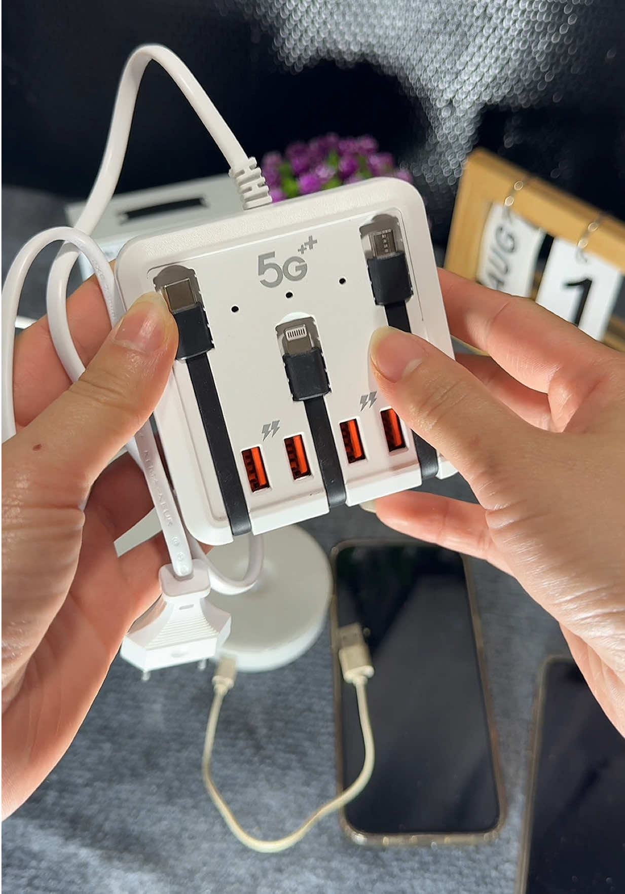 Bộ sạc 7in1. Có chip tự ngắt khi sạc đầy pin#sacnhanh #sacdanang #bosacnhanh 