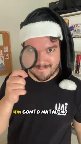 Quem aí pediu um conto de mistério e de Natal? Pois esse será o meu presente pra tu 🕵️🎄😱 #livrosdesuspense #livrosdeterror #natal 