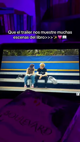 AAAAAHH ES QUE ES IGUAL AL LIBRO😭#boulevard #lukehowland #hasleyweigel #boulevardlapelícula #librosdewattpad 
