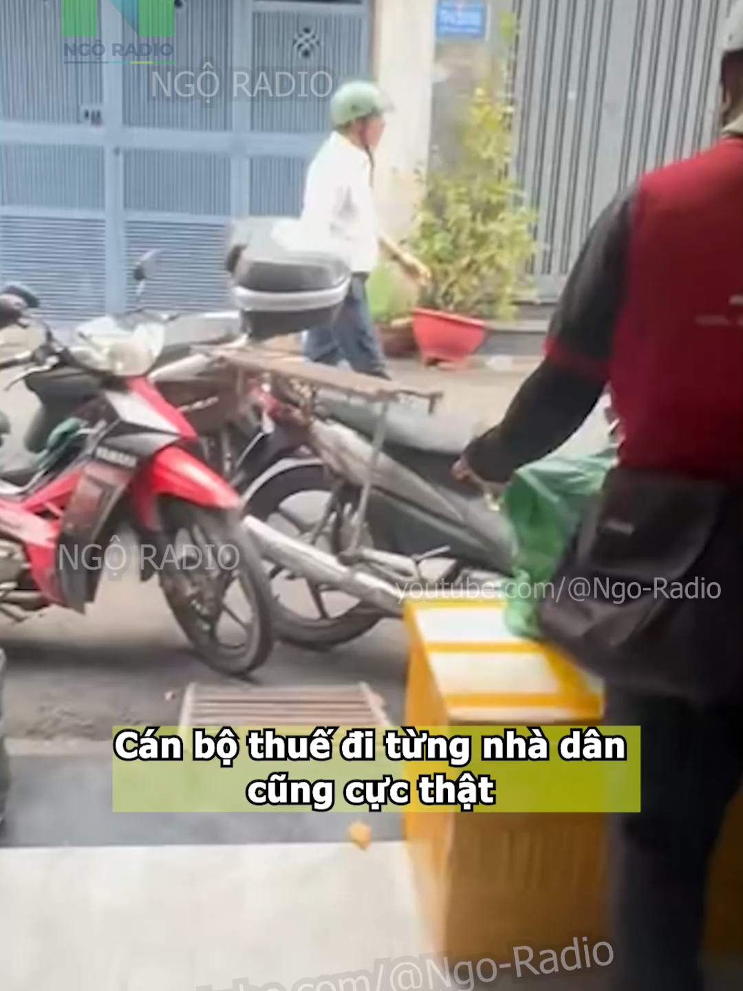 Cán bộ thuế đi từng nhà dân  cũng cực thật#cuocsong #ngoradio #tintuc #viraltiktok #phapluat #haihuoc