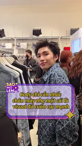 Cody chỉ cần nhấc chân mày nhẹ một cái là visual đã cuốn cực mạnh #saomolem #codynamvo #tiktokgiaitri 
