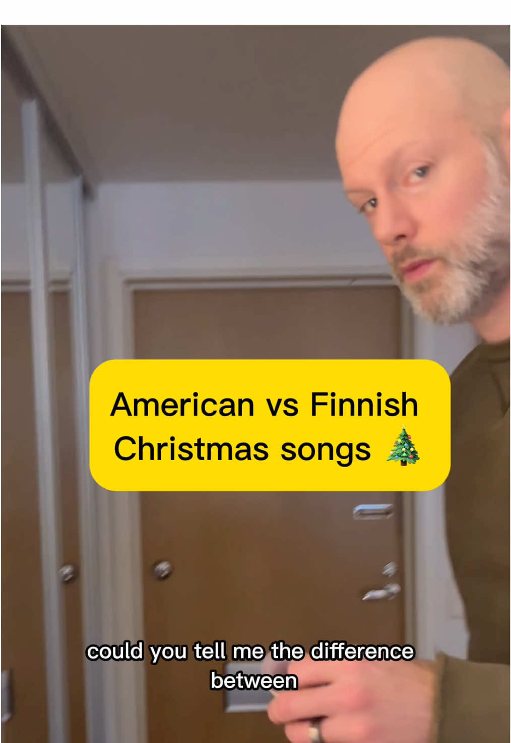 Two countries, two very different Decembers. 🎄😅 #american #finnish #christmas