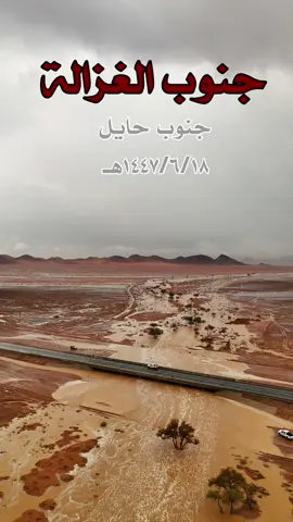 امطار #الغزالة جنوب #حايل ١٤٤٧/٦/١٨هـ