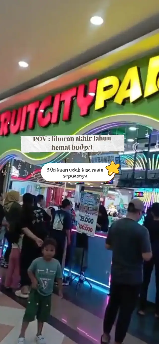 definisi liburan hemat  #yearendsaleatraksi #petualanganakhirtahun #fruitcitycbd #liburanakhirtahun 