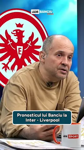 ⁉️ Pronosticul lui Banciu la Inter - Liverpool 🔵 iAM Banciu este LIVE în fiecare zi, de luni până vineri, de la ora 18:00 📲 YouTube, Facebook și TikTok iAMsport.ro