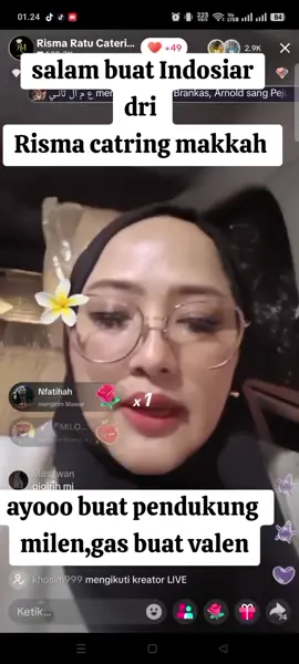 #pesan dari Risma catring makkah  #buat Indosiar #dan juga buat  #milen 