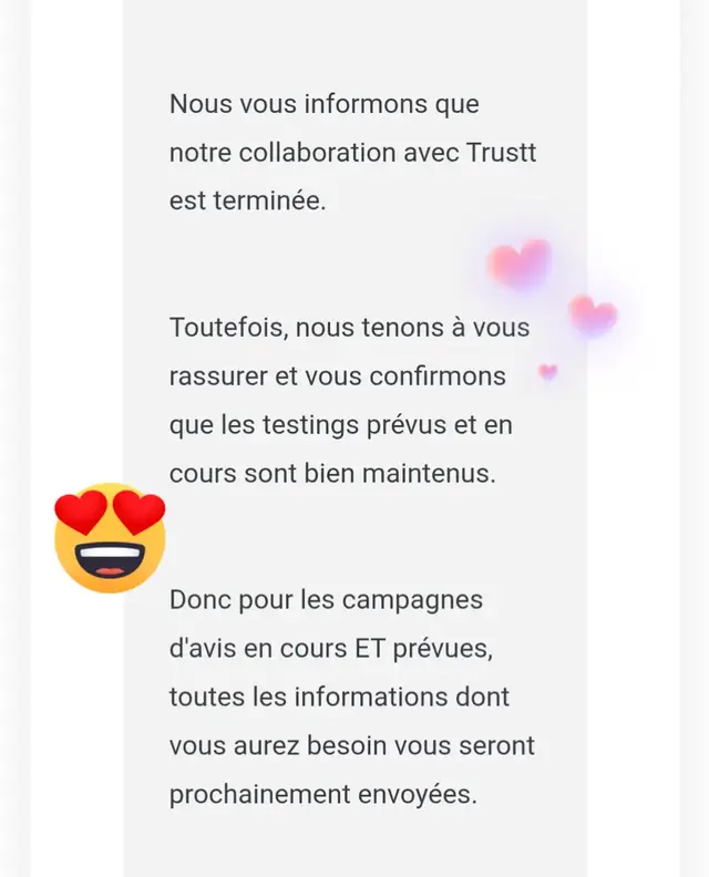 Rassurée ! @Mademoiselle bio 