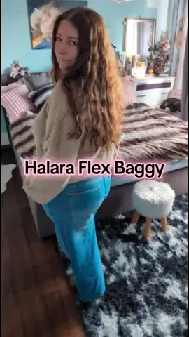 Halara Flex Asymmetric Low Rise Zipper Pockets Baggy Wide Leg Washed Casual Jeans @Halara Damenmode @Halara_official @halara_de  #jeans #damenmode #fyp #viral #dealsfürdich 