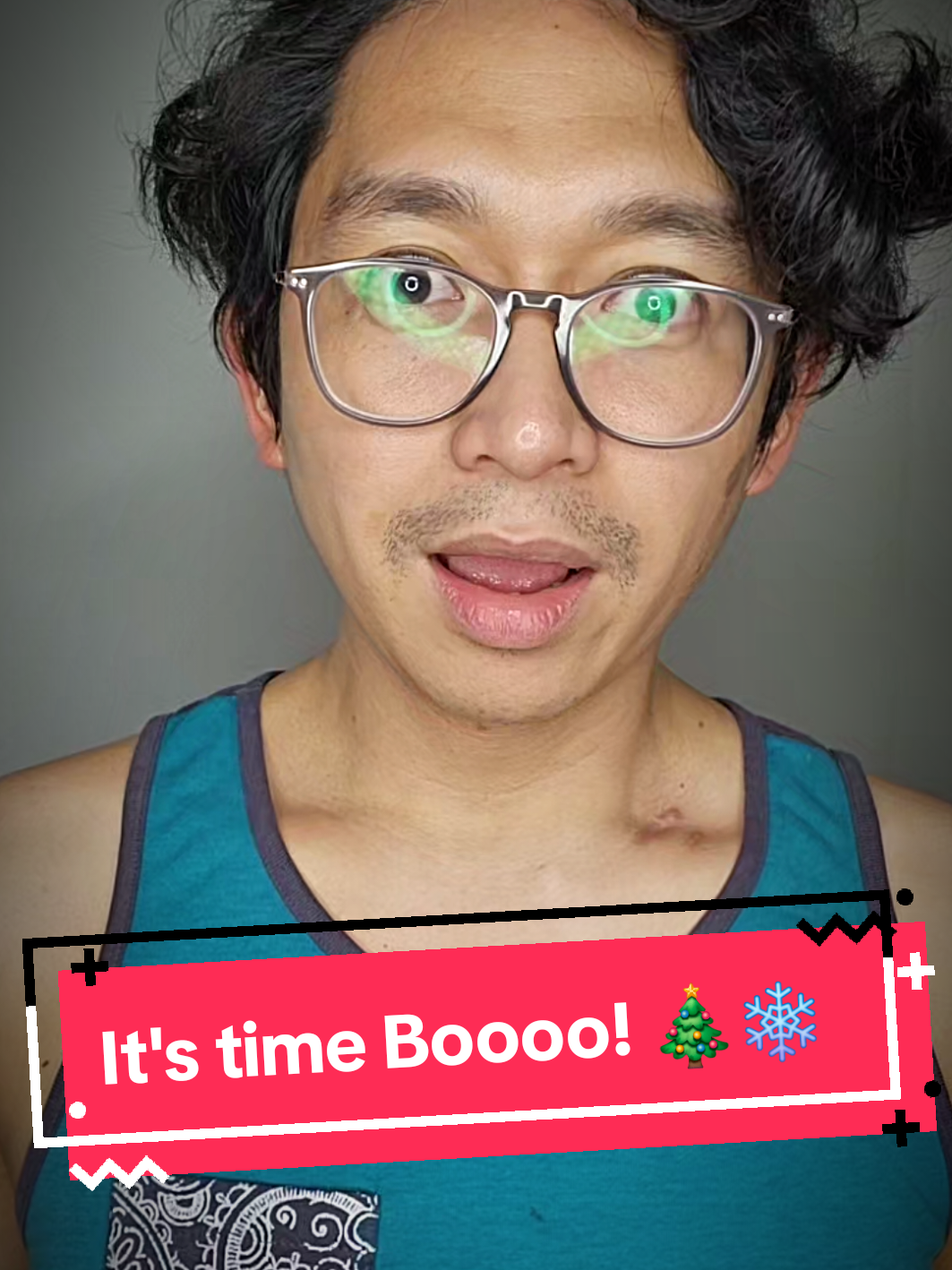 It's time Boooo! 🎄❄️ #itstime #alliwantforchristmasisyou  #occosplay #makeupsfx  #makeuptransformation creative makeup oc cosplay elf drag queen