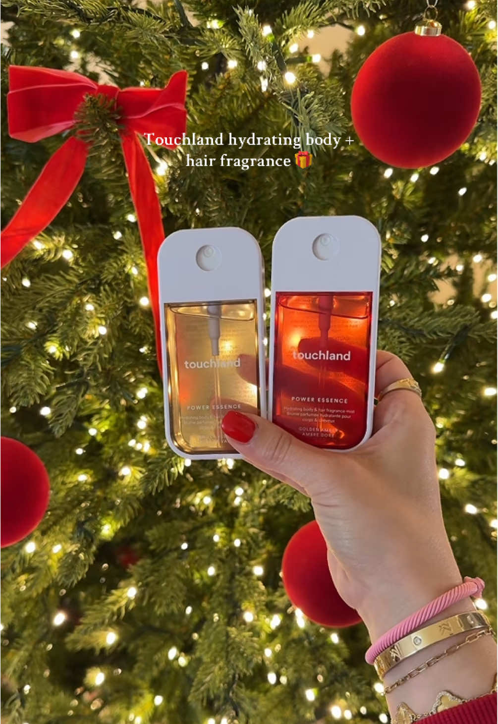 @touchland hydrating body + hair fragrance mist smells incredible! #touchland #tiktokshop #fyp #giftidea 