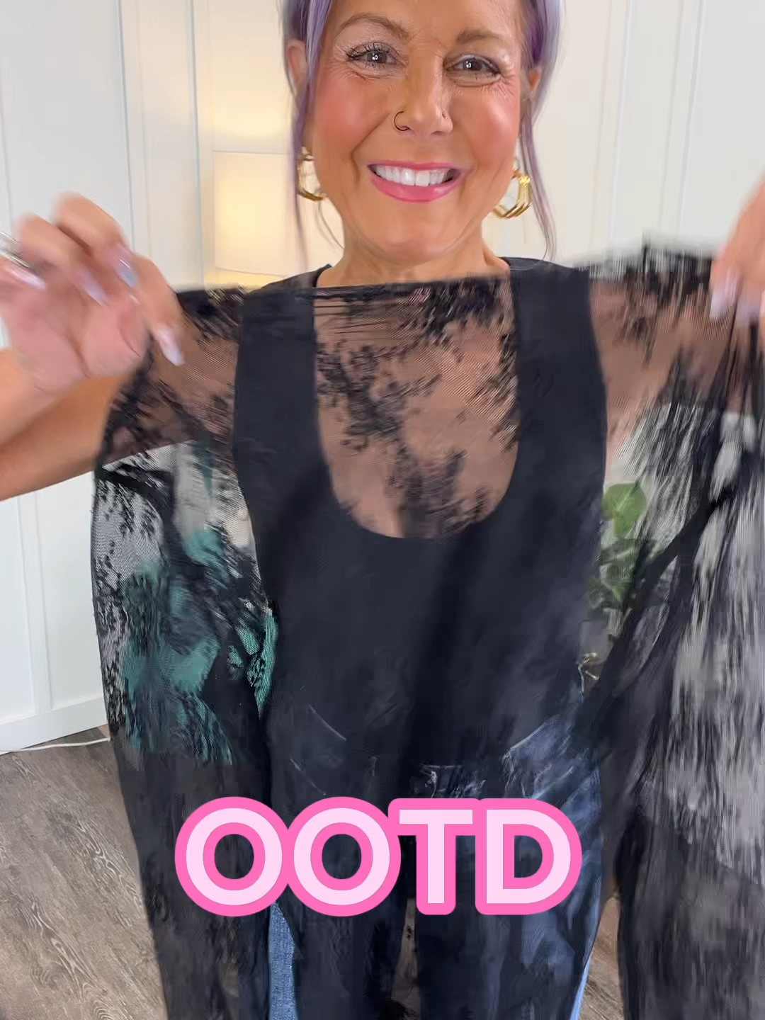 ✨OOTD featuring The Rachel Bootcut✨ Tummy control, three lengths, endless styling options! 💃 #bootcutjeans #denimstyle #womenover50fashion #ootdinspo #rachelbylovervet #styledbyALB #tummycontroljeans