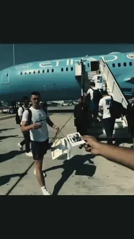 Part 446 | Mancity lands in Madrid ahead of the UCL match against Real Madrid fc ✨️#realmadridcf #mancity💙 #ucl #halamadrid #foryou 