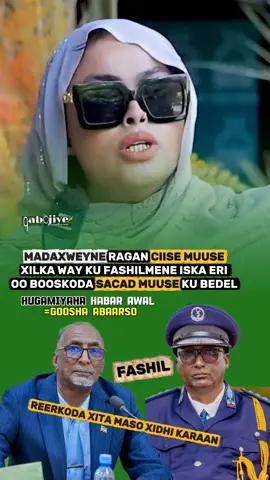 RAGAA CIISE MUUSE ILA MALINTII CIRRO MAGCAABAY WAXA KU DHEGAN WA SACAD MUUSE O LE MADAXWEYNE BEDEL WAY FASHILMEENE HORTA CIISE MUUSE INAY XIL QABTAAN MAXAY SACAD MUUSE U QUUDHI WAYAAN CIISE MUUSE MIYANAY HABAR AWAL AHAYN MISE WA KHAYRAAD SACAD MUUSE LEYAHAY 