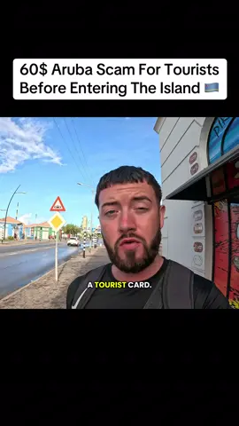 Charging Tourists To Enter The Island Is Crazy 🇦🇼 #aruba #travel #scam #tip #caribbean 