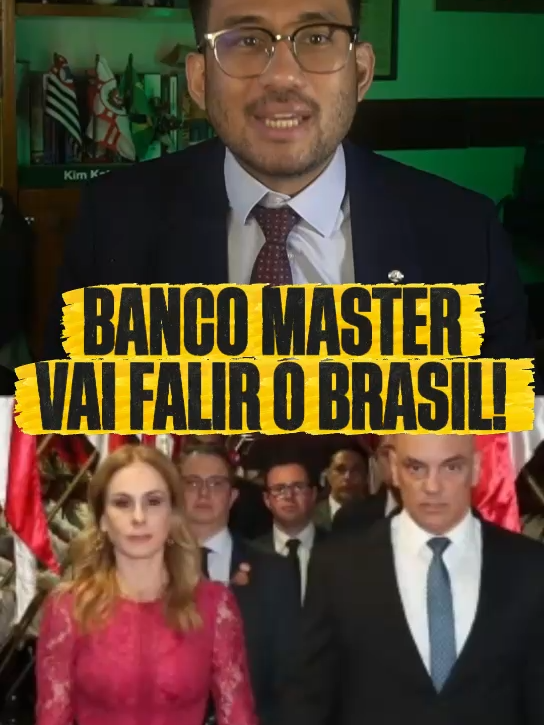 MULHER de MORAES tinha CONTRATO de R$129 milhões com BANCO MASTER! #kimkataguiri #alexandredemoraes #bancomaster #MBL #stf