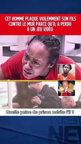 Un homme plaque violemment son fils contre le mur parce qu’il a perdu a un jeu vidéo #crimestory #horrorstory #dangerous #drame #justice 