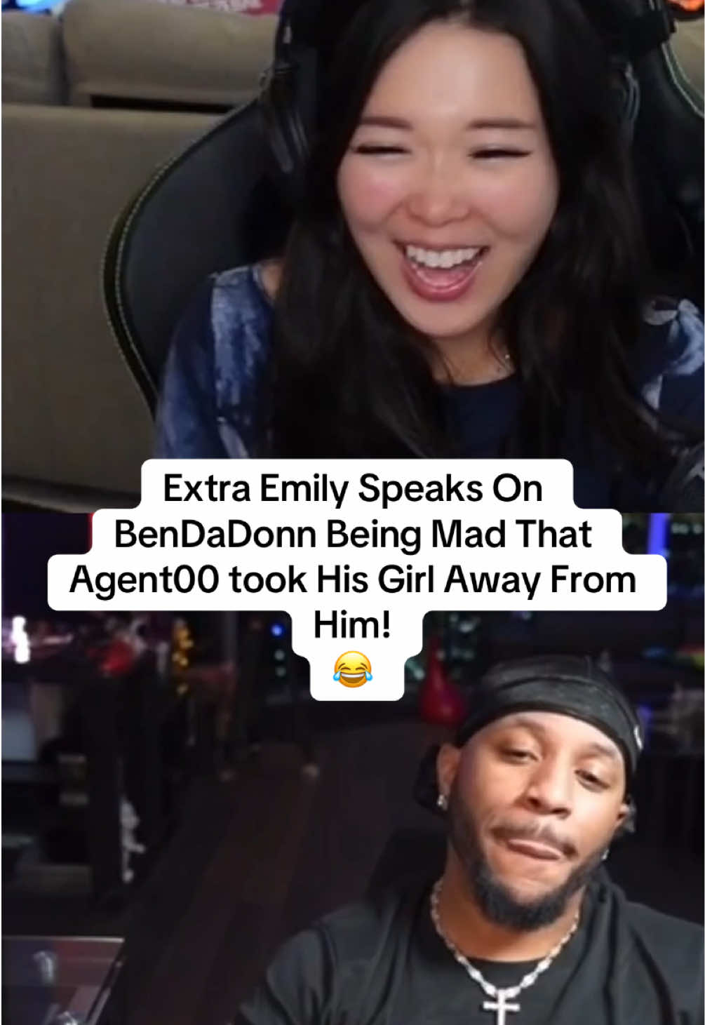 Extra Emily Speaks On BenDaDonn Being Mad That Agent00 took His Girl Away From Him! 😂 #extraemily #benddadon #twitch #fyp 