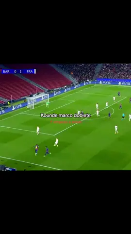 Kounde se preparó #kounde #barcelona #championsleague #parati 