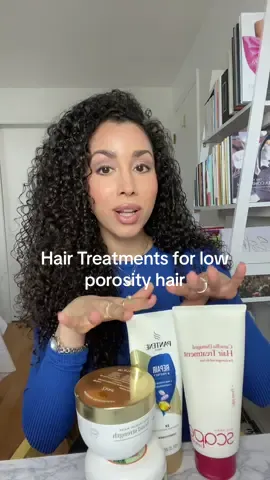 My current favorite hair treatments for dry and damaged low porosity hair. These are the hair treatments I’ve been rotating for the past few months. These hair treatments are for damaged curly hair and low porosity hair damage. #dominicanhairproducts #damagedhairtreatment #lowporosityhair #deepconditioner #curlyhairproducts  