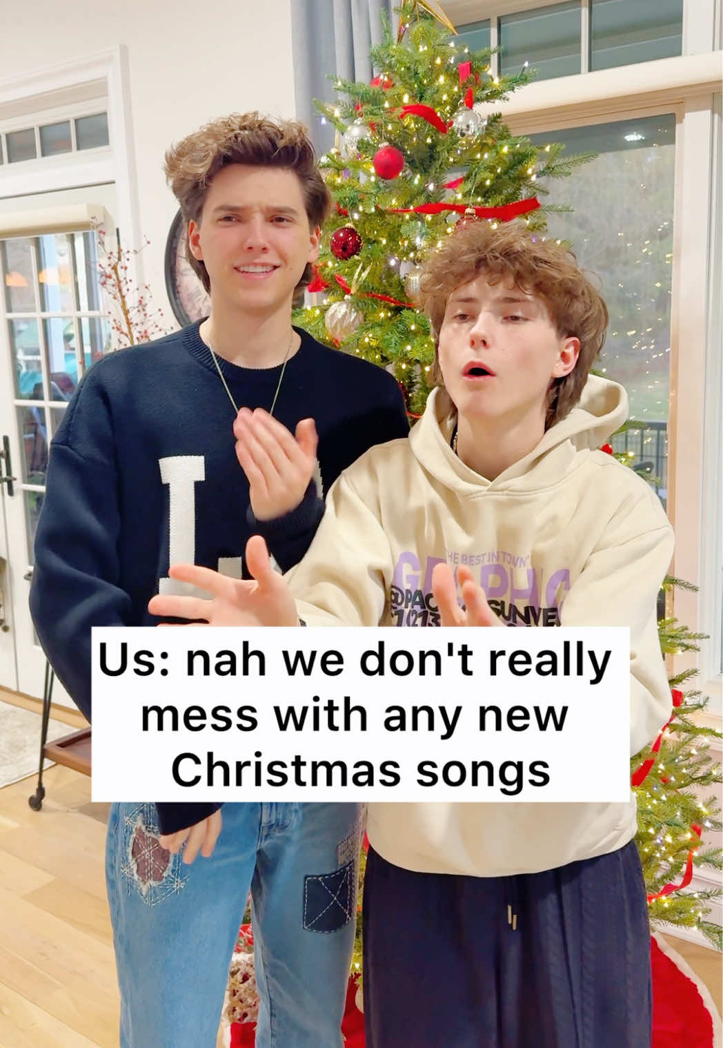 Okay FINE…I guess we’ll check out Sun Soaked Christmas 🎅🏻🎄☀️ #christmasmusic #santa #sharpefamilysingers #fyp #spotifywrapped 