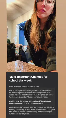 #infulenza #fluseason #momlife  #dyefree #privateschoollife 