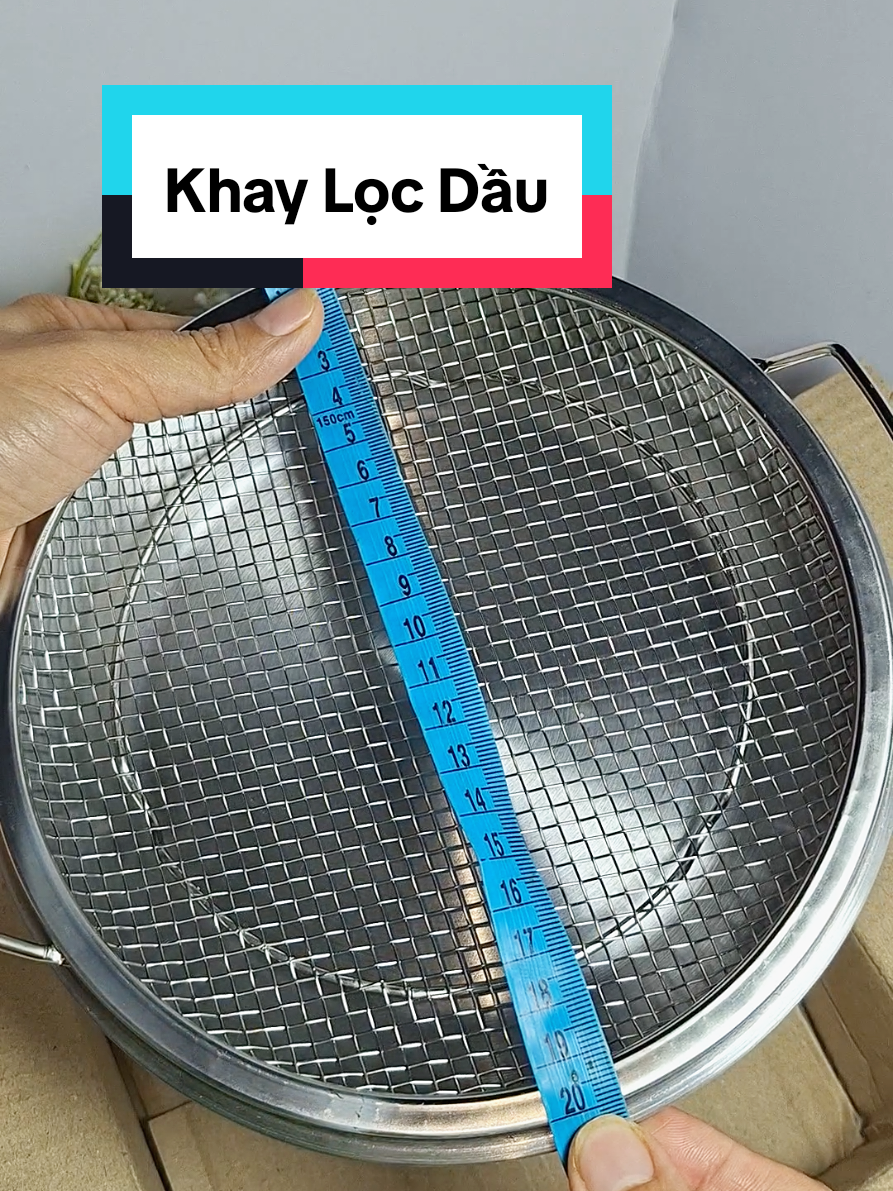 Khay Lọc Dầu đựng thức ăn chiên rán, rau luộc, trái cây, không lo đồ ăn ngấm nhiều dầu mỡ#khaylocdauinox#khaylocdauchienran#khaylocdau#giadungnhatram88#giadungtienich 