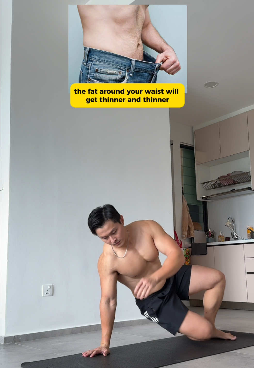 Get rid of body fat and tone, slim your limbs and waist. Movement smarter with this simple routine daily at home. Better than 10000 steps count✨#fyp #homeworkout #health #wellness #exercise     