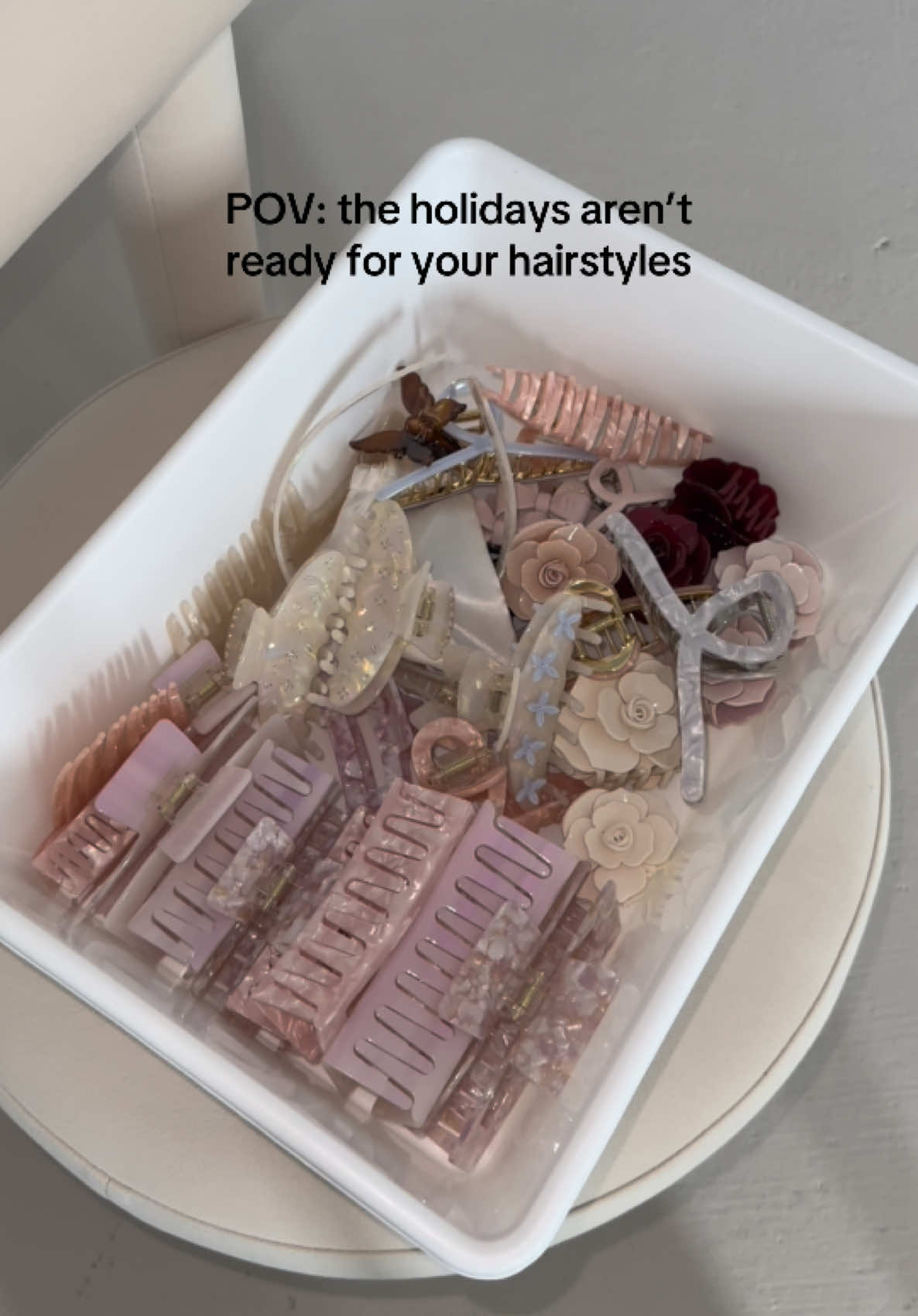 Holiday hair loading…