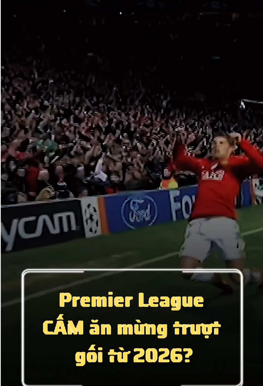 Premier League CẤM ăn mừng trượt gối từ 2026!#fyp #foryou #football #bongda #viral 